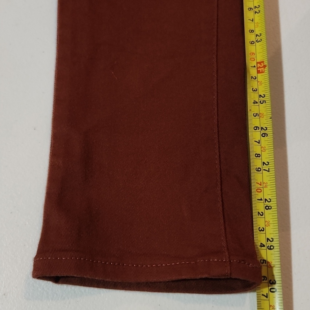 Levis Womens Shaping Leggings Maroon Rust Size 10 M NWT NEW 30 X 30 - Picture 11 of 14